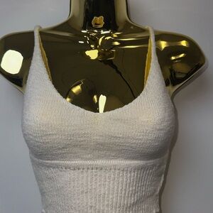 Debut Cream Knit Camisole Top